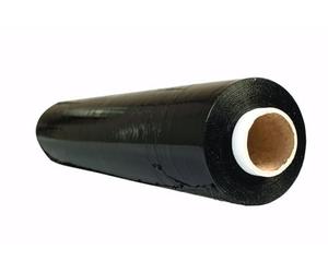 Office Products, pellicola elastica di colore nero, 1 rotolo/pellicola elastica a mano, 291 m - 50 cm/3 kg 23 my, allungamento 150%/rotolo di pellicola estensibile/avvolgimento