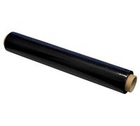 Office Products, pellicola elastica per pallet, 1 rotolo, 1,2 kg netto, larghezza 500 mm, 23 µm, colore nero/elasticizzato, pellicola avvolgente, pellicola per imballaggio e trasloco, pellicola per