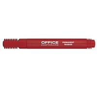 OFFICE PRODUCTS - Pennarello indelebile rotondo, tratto: 1-3 mm Colore: rosso