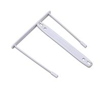 Office PRODUCTS - Raccoglitore a clip per archivio, confezione da 50 pezzi, colore: Bianco/E-Clip 8 cm, in 100% plastica riciclata, infrangibile