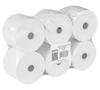 Office Products - Rotoli di carta termica per registratore di cassa, 6 rotoli, 57 mm x 80 m, bianco, per stampante ricevute, senza BPA, per EPOS, POS, PDQ, sistema di cassa