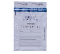 Office Products, sacchetti di sicurezza, 50 pezzi, bianco, B4, 255 x 340 mm, a prova di espulsione, per il trasporto di contanti e oggetti di valore, numerati singolarmente