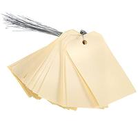 Office Star 7 75-400 - Etichette con occhiello e cordino, 100 x 51 mm, 1.000 pezzi