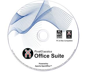 Office Suite 2026 compatibile con Microsoft Office 2024, 365, 2021, 2019, 2016, 2013, 2010, Word Excel PowerPoint su CD, alimentata da Apache OpenOffice per Windows 11, 10, 8, 7, Vista, XP, PC e Mac