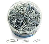 Officemate 750 graffette rivestite in vinile, dimensioni assortite, riutilizzabili, per ufficio, scuola e uso domestico, argento (99970)