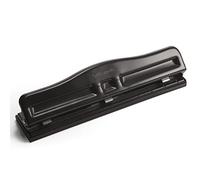 Officemate OIC® - Perforatrice regolabile a 3 fori, misura S, colore: nero