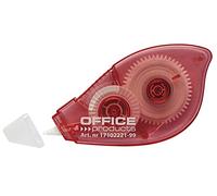 OFFICER PRODUCTS 17102221-99 - Rullo di correzione per mouse, 1 pezzo/12 m x 4,2 mm/bianco/topo correttivo per la scuola, l'ufficio, la casa, il rosso