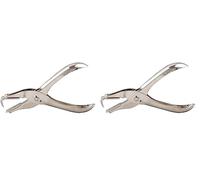 OFFICER PRODUCTS 18067811-19 - Spillatrice professionale in metallo/pinzatrice a forbice (Confezione da 2)