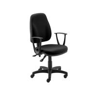 OFFICER PRODUCTS 23023521-05 - Sedia da ufficio Paros, colore: nero, portata massima: 150 k