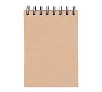 OFFICER PRODUCTS Journal - Blocco note a spirale, formato A6, a righe, confezione da 8 pezzi, 80 fogli per blocco, mini quaderno a spirale, con rilegatura a spirale, blocco scolastico