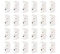 OFFICER PRODUCTS Raccoglitori per documenti A4/Set da 24/50 mm/5 cm/Bianco/Raccoglitore ad anelli/Copertina in plastica PP/Meccanismo di chiusura/Organizzazione documenti/Per ufficio domestico