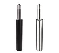 OfficeWorld Range - Molla a gas per sedia da ufficio, portata fino a 200 kg, 14 varianti diverse, cromate o nero, testato TÜV, GS e LGA e lunghezza 370 mm, colore: Nero