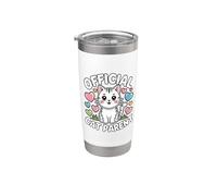 Official Cat Parent Bicchiere termico in acciaio inox doppia parete