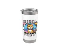 Official Cat Parent Bicchiere termico in acciaio inox doppia parete