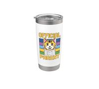 Official Cat Parent Bicchiere termico in acciaio inox doppia parete