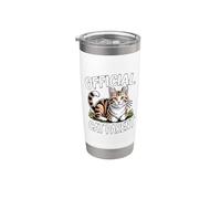 Official Cat Parent Bicchiere termico in acciaio inox doppia parete