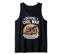 Official Civil War Enthusiast Guerra Civile Americana USA Canotta