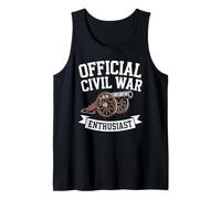 Official Civil War Enthusiast Guerra Civile Americana USA Canotta