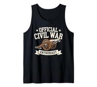 Official Civil War Enthusiast Guerra Civile Americana USA Canotta