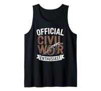 Official Civil War Enthusiast Guerra Civile Americana USA Canotta