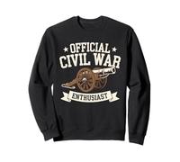 Official Civil War Enthusiast Guerra Civile Americana USA Felpa