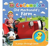 Official Cocomelon: Old MacDonald’s Farm: A peep-through book: Learn fun animal sounds with JJ and Grandpa in this interactive illustrated board book for kids aged 1, 2, 3 and 4 years