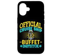 Official Cruise Ship Buffet Inspector - Cruising Cruise Chef Custodia per iPhone 16