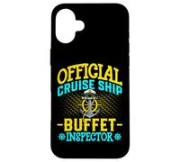 Official Cruise Ship Buffet Inspector - Cruising Cruise Chef Custodia per iPhone 16 Plus