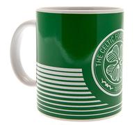 Official Glasgow Celtic FC Tazza in Ceramica Verde con Cerchi Bianchi