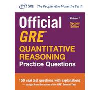 Official GRE Quantitative Reasoning Practice Questions, Second Edition, Volume 1