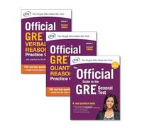 Official GRE super power pack: The official guide to GRE. General test-Official GRE quantitative reasoning. Practice questions-Official GRE verbal reasoning. Practice questions