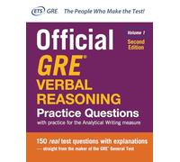 Official GRE Verbal Reasoning Practice Questions, Second Edition, Volume 1