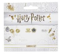 Official Harry Potter Stud Earring Set including Time Turners, Chocolate Frogs,