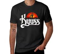 Official Merchandise of Kyuss Band T-Shirt Edition t Shirt Boys Animal Print Shirt Oversized t-Shirt Mens t Shirts Pack Black S