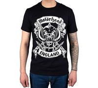 Official Motorhead Crossed Swords England Crest T-Shirt