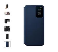 Official Original Samsung S22/S22+S22U Smart View Cover Mirror Flip Leather Case