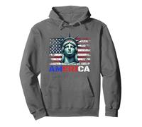 Official Patriotic "America" Men and Women's Felpa con Cappuccio