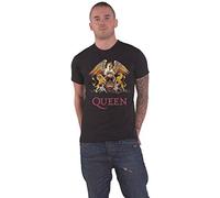 Official Queen Classic Crest T-Shirt XL Black