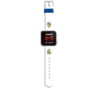 OFFICIAL REAL MADRID FC PRINTED STRAP LED WATCH