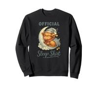 Official Sleep Squad Cute Highland Cow On Moon Felpa