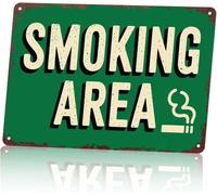 Official Smoking Metal Wall-Art 8 X 12