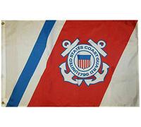 Official United States Coast Guard Licensed Us Coast Guard Bandiera Di Benvenuto 90X150Cm Decorative Bandiere Moda Bandiera Dei Pirati Per Balcone Soggiorno Casa