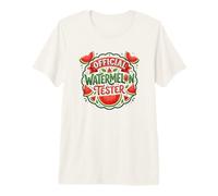 Official Watermelon Tester Funny Watermelon Lover Summer Maglietta Premium