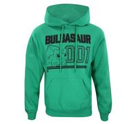 E_0002_D0801124 Pokémon Felpa con Cappuccio Unisex Pokémon Bulbasaur Line Art Ve