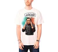 Officially Licensed Merchandise TBBT Sheldon - Your Head Will Now Explode T-Shirt (White), X-Large