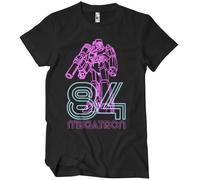 Officially Transformers Megatron 84 Neon T-Shirt S-2XL Misura