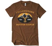 Officially Yellowstone Dutton Ranch Montana - Est. 1883 Uomo T-SHIRT S-XXL