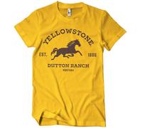 Officially Yellowstone Dutton Ranch - Montana Uomo T-SHIRT S-XXL Taglie