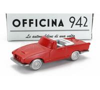 OFFICINA-942 1/76 FIAT 1200 SPIDER GHIA CABRIOLET 1958 MODELLINO STATICO DIECAST