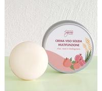 Officina dei Saponi Crema viso Solida Multifunzione Riso, Rosa e Melograno 45 gr